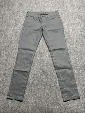 Levi's Demi Curve Modern Rise Skinny Jeans Gray Coated Denim Size 6 / 28x32